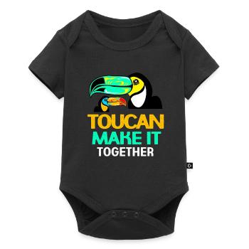 Toucan Gift Jungle Tropical Birds Beak - Baby Premium short-sleeve bodysuit - black - Front