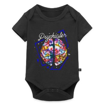Psychiatrist polygon gift - Baby Premium short-sleeve bodysuit - black - Front