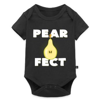 pear - Baby Premium short-sleeve bodysuit - black - Front