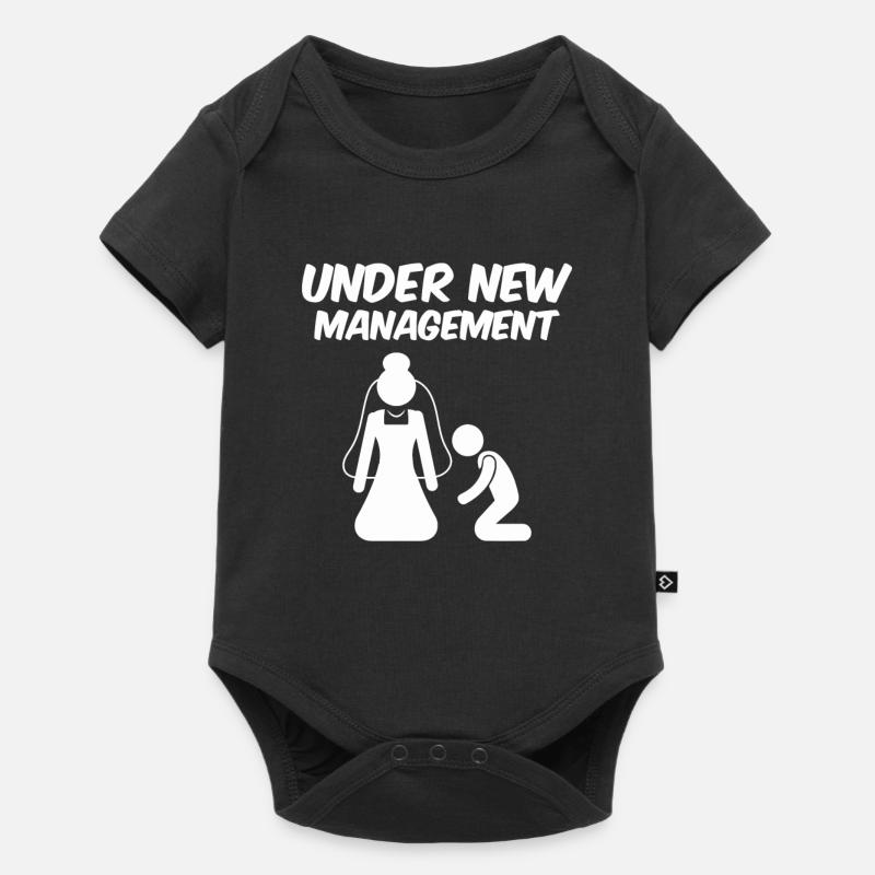 Bräutigam Ehefrau - Baby Premium Kurzarmbody - Schwarz