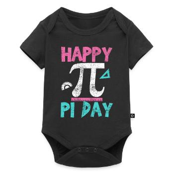 Enseignant de mathématiques Pi Day - Body à manches courtes Premium Bébé - noir - Devant