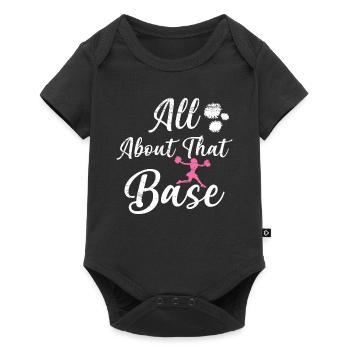 Les pom-pom girl - Body à manches courtes Premium Bébé - noir - Devant