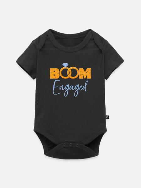 Verlobung - Baby Premium Kurzarmbody - Schwarz