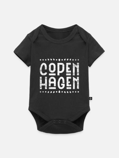 Kopenhagen - Baby Premium Kurzarmbody - Schwarz