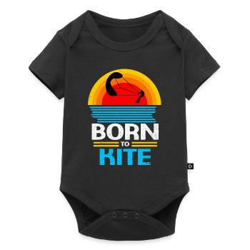Kiteboard - Baby Premium short-sleeve bodysuit - black - Front