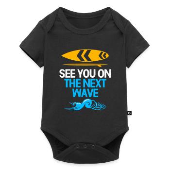 Kiteboard Kite kite-kite-cadeau kite-surf - Body à manches courtes Premium Bébé - noir - Devant