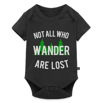 Randonnée alpinisme randonnée cadeau Wanderlust - Body à manches courtes Premium Bébé - noir - Devant