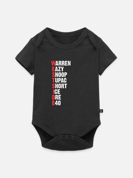 Westside - Baby Premium short-sleeve bodysuit - black