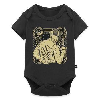 clôture - Body à manches courtes Premium Bébé - noir - Devant