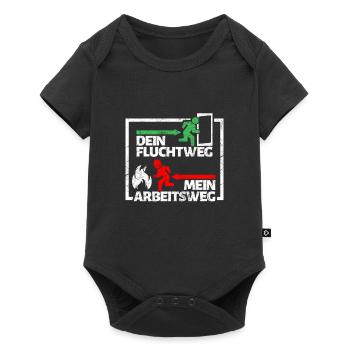 fire Department - Baby Premium short-sleeve bodysuit - black - Front