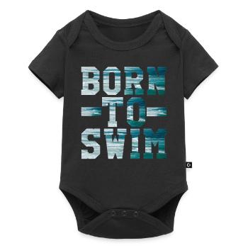 swim - Baby Premium short-sleeve bodysuit - black - Front