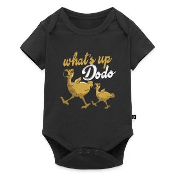 Dodo - Baby Premium short-sleeve bodysuit - black - Front
