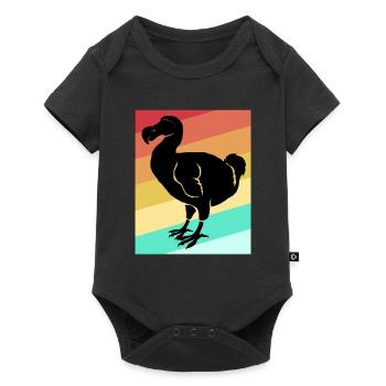 Dodo cadeau oiseau origine primitive fossil archéologie Geek - Body à manches courtes Premium Bébé - noir - Devant