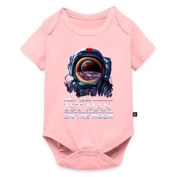 Astronaut 1969 First Man on the Moon - DK Studio - Baby Premium short-sleeve bodysuit - rose - Front