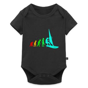 Planche à voile - Body à manches courtes Premium Bébé - noir - Devant