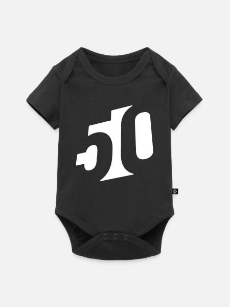 50. Geburtstag - Baby Premium Kurzarmbody - Schwarz