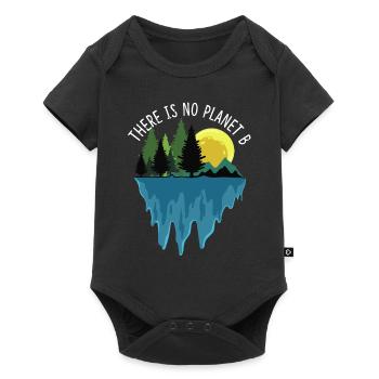Recyclage Protection de l'environnement Cadeau Mondial Sauver l'environnement - Body à manches courtes Premium Bébé - noir - Devant