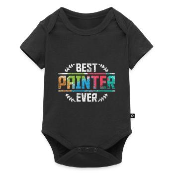 Painter hero - Baby Premium short-sleeve bodysuit - black - Front
