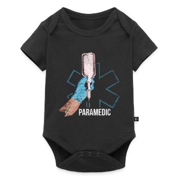 paramedic - Baby Premium short-sleeve bodysuit - black - Front