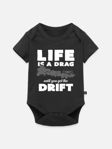 Drift - Baby Premium Kurzarmbody - Schwarz