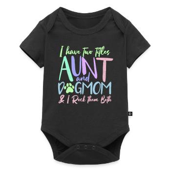tante - Body à manches courtes Premium Bébé - noir - Devant