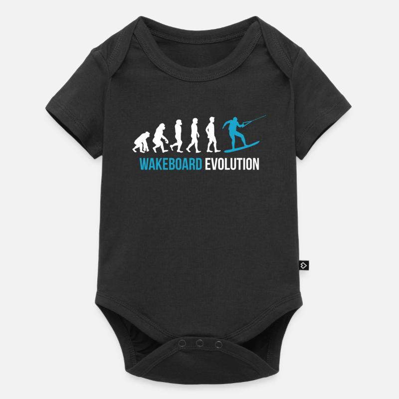 Wakeboard Evolution - Baby Premium Kurzarmbody - Schwarz