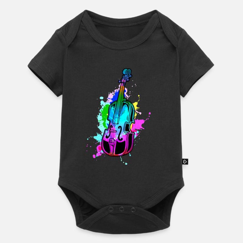Violoncelle - Body à manches courtes Premium Bébé - noir