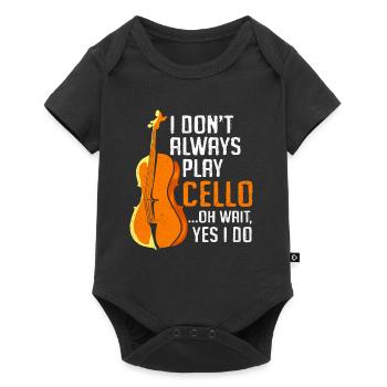Cello - Baby Premium Kurzarmbody - Schwarz - Vorne