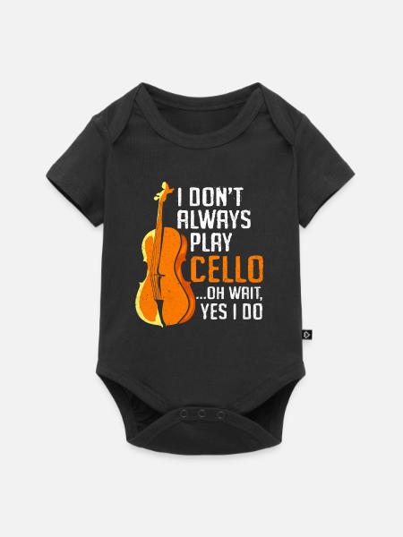 Cello - Baby Premium Kurzarmbody - Schwarz