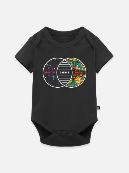 Chemie - Baby Premium Kurzarmbody - Schwarz