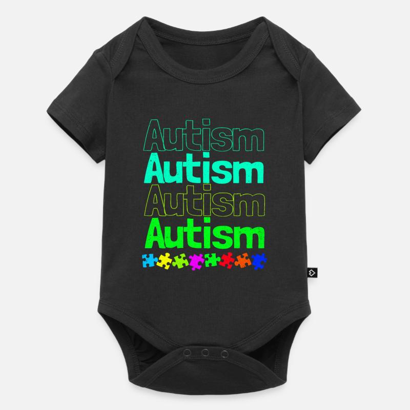 Autismo - Body Premium a maniche corte per neonati  - nero