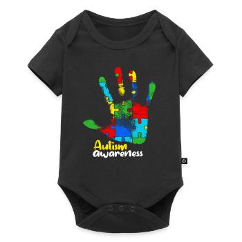Autisme - Body à manches courtes Premium Bébé - noir - Devant
