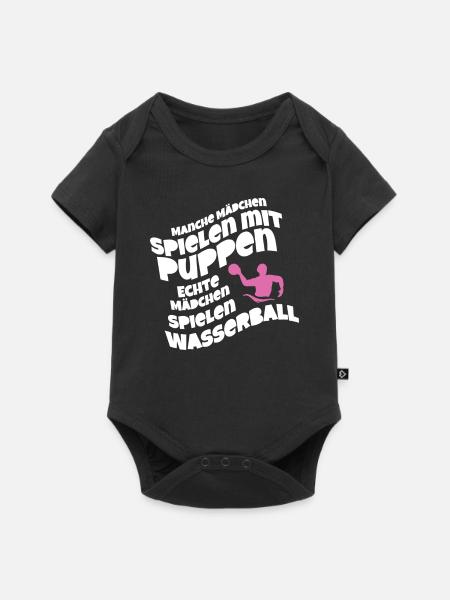Wasserball - Baby Premium Kurzarmbody - Schwarz