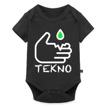 Tekno Acid Sound System Tribal 23 Partie Libre Tekno - Body à manches courtes Premium Bébé - noir - Devant