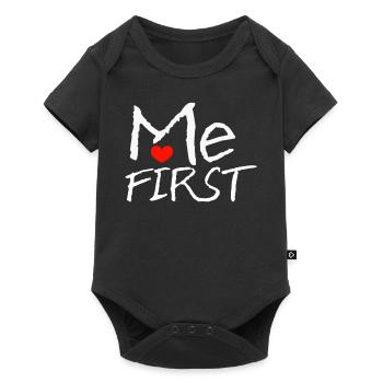 self-love - Baby Premium short-sleeve bodysuit - black - Front