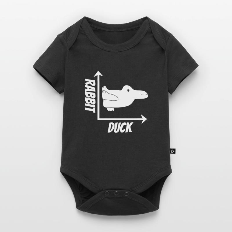 Hase oder Ente? Baby Premium Kurzarmbody