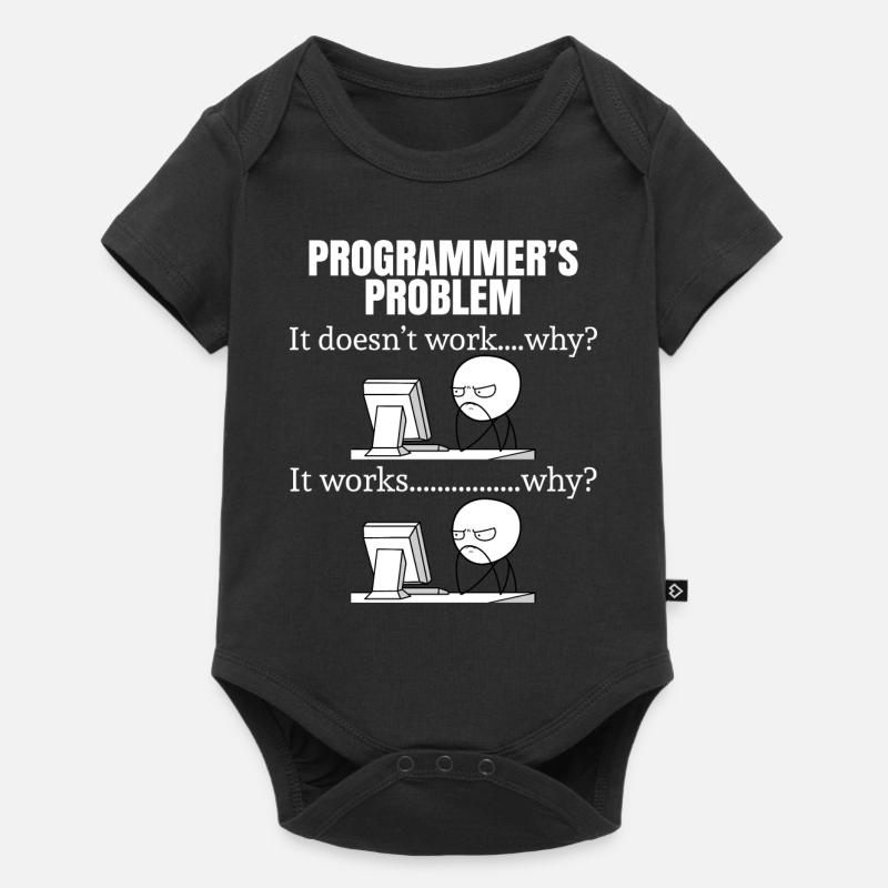 Programmierer lustig Geek - Baby Premium Kurzarmbody - Schwarz