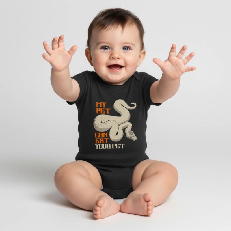 Python Baby Premium short-sleeve bodysuit