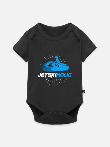 Jetski - Baby Premium Kurzarmbody - Schwarz