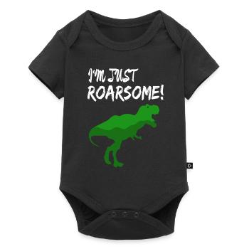 T-Rex - Baby Premium short-sleeve bodysuit - black - Front