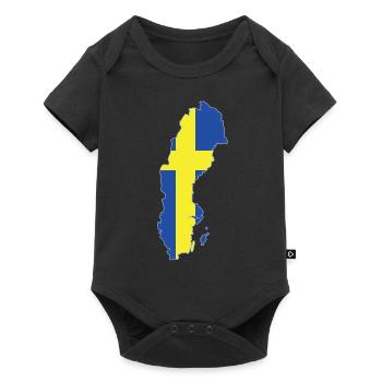 Suède - Body à manches courtes Premium Bébé - noir - Devant