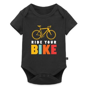 vélo - Body à manches courtes Premium Bébé - noir - Devant
