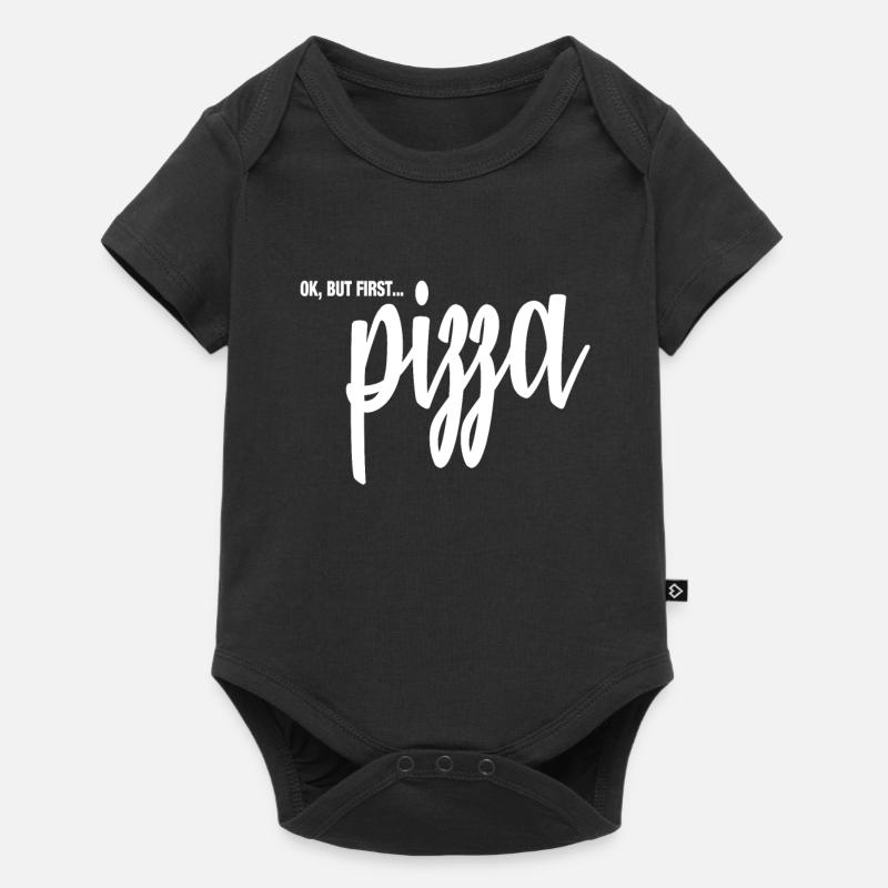 pizza - Body à manches courtes Premium Bébé - noir