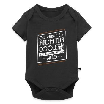 Schornsteinfeger - Baby Premium Kurzarmbody - Schwarz - Vorne