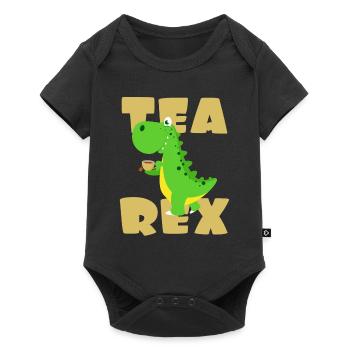 Tea Dino - Body à manches courtes Premium Bébé - noir - Devant