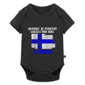 Finlande - Body à manches courtes Premium Bébé - noir - Devant