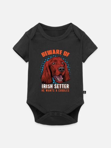 Irish Setter - Baby Premium Kurzarmbody - Schwarz