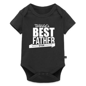 Fête des pères Fête des Pères Fête des Pères - Body à manches courtes Premium Bébé - noir - Devant