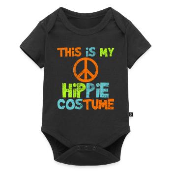 Hippie - Body à manches courtes Premium Bébé - noir - Devant