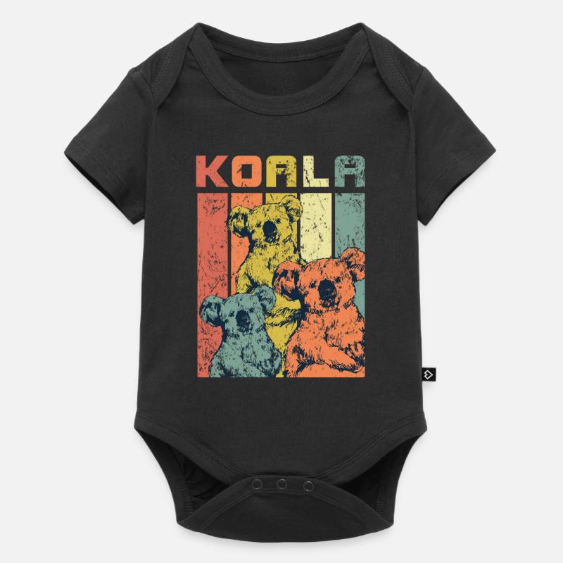 koala - Body à manches courtes Premium Bébé - noir
